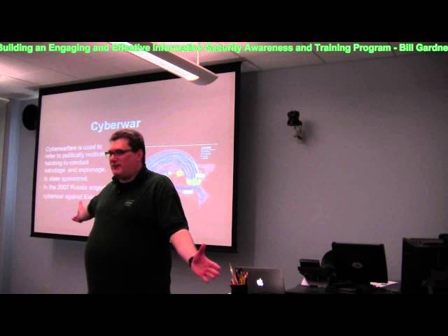 Building an Engaging and Effective Information Security Awareness Program - AIDE 2013