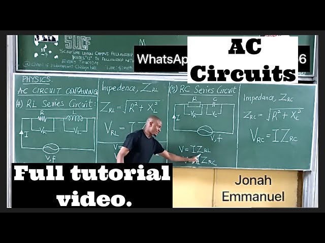 Simple AC Circuits: Introduction to RMS, Peak Values, and Pure RLC Circuits