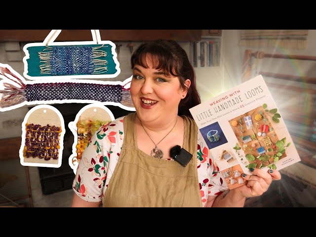 Trying DIY Looms for Weaving with Handspun Yarn