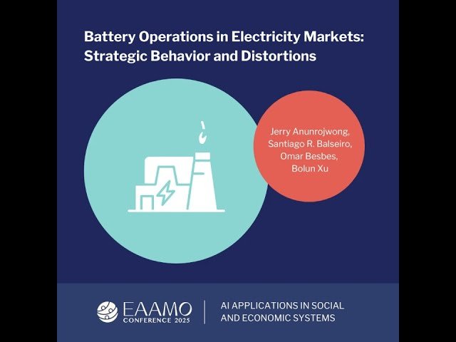 Battery Operations in Electricity Markets - Strategic Behavior and Distortions