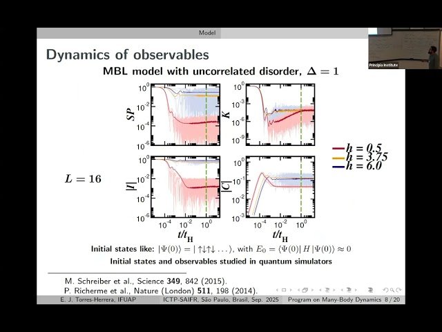 Dynamics of Disordered Quantum Interacting Systems - Distribution Functions and Autocorrelated Disorder