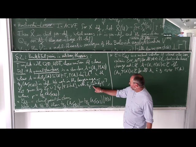 Beautiful Pairs of Unstable Theories and Spaces of Definable Types