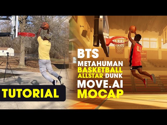 Move.ai Markerless Motion Capture Tutorial for MetaHuman Basketball Animation in Unreal Engine 5.1