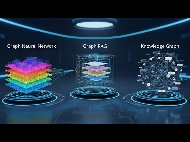 Graph Neural Networks - Graph Attention Networks on Knowledge Graphs with GraphRAG for Large Language Model Reasoning