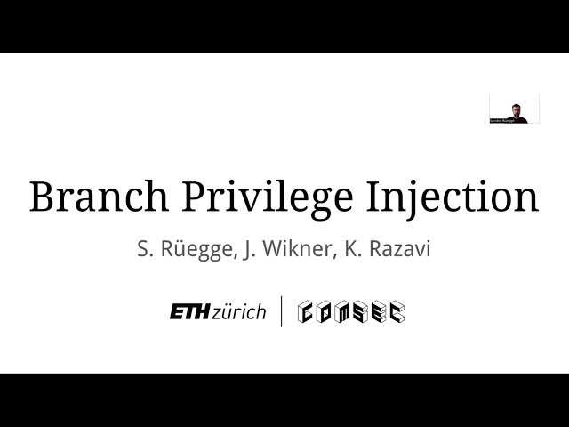 Branch Privilege Injection - Compromising Spectre v2 Hardware Mitigations by Exploiting Branch Predictor Race Conditions