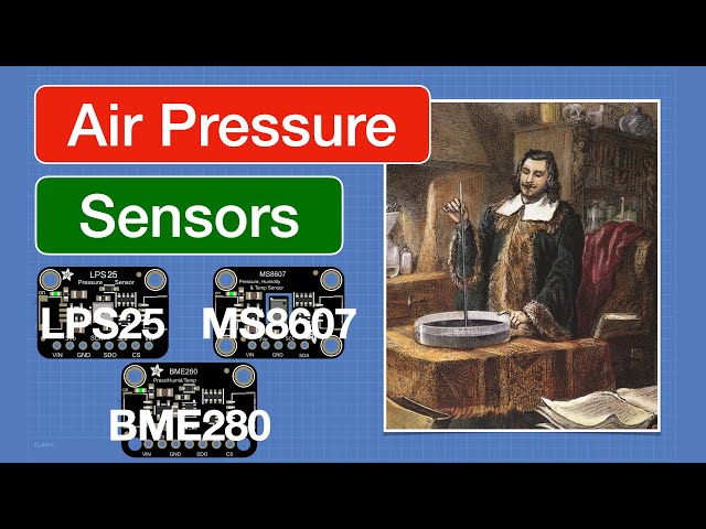 Three Air Pressure Sensors with Four Microcontrollers - MS8607, BME280, and LPS25 Testing Tutorial