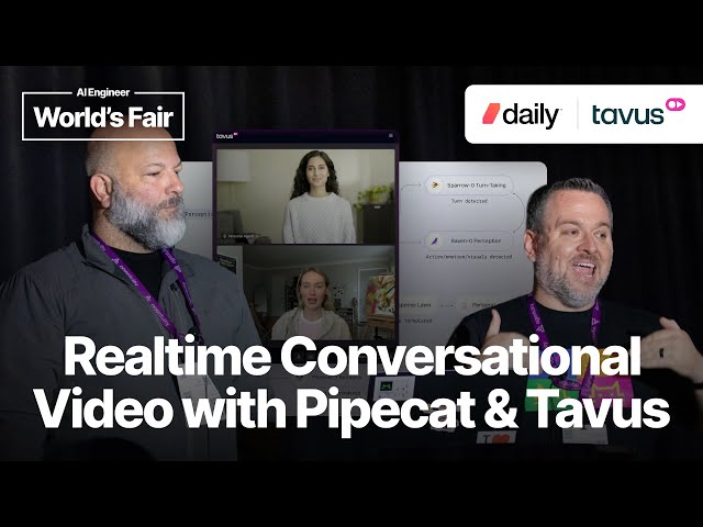 Realtime Conversational Video with Pipecat and Tavus
