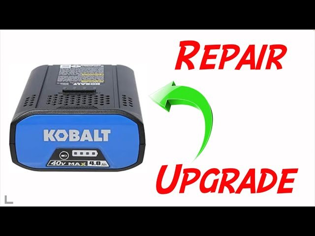 Kobalt Battery Pack Repair and Upgrade