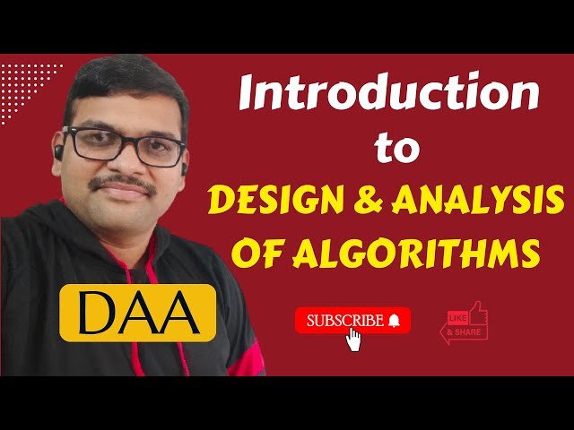 Design and Analysis of Algorithms