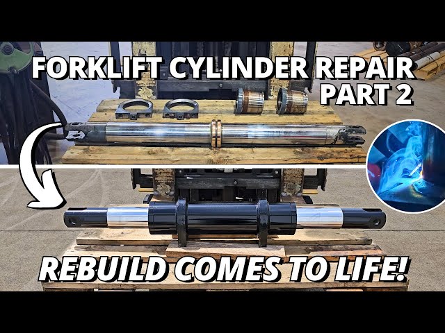 Forklift Steering Cylinder Rebuild and Restoration - Part 2