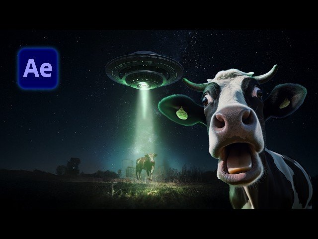 Creating UFO Alien Abduction Effects in Adobe After Effects
