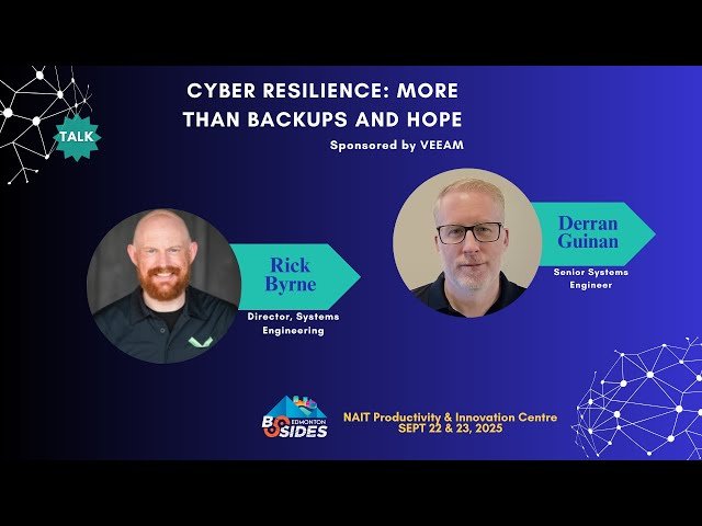 Cyber Resilience - More Than Backups and Hope