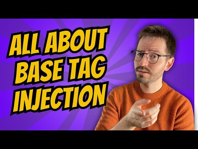 I Don't Even Need XSS - Base Tag Injection