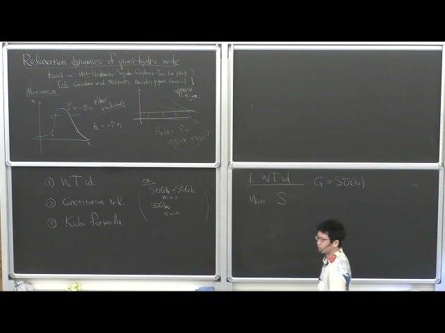 Relaxation Dynamics of Quasi-Hydrodynamic Mode