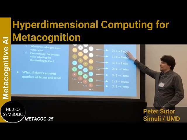 Hyperdimensional Computing for Metacognition