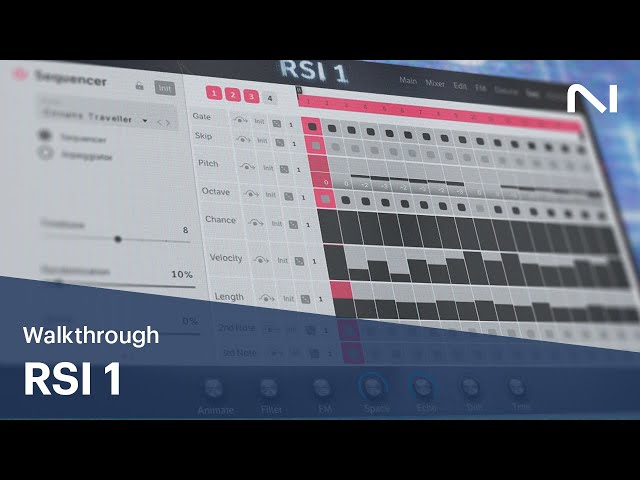 RSI 1 Synthesizer Walkthrough - Sound Design and Sequencing Tutorial