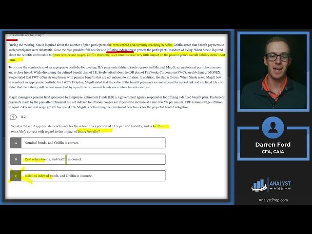 Portfolio Construction - CFA Level III