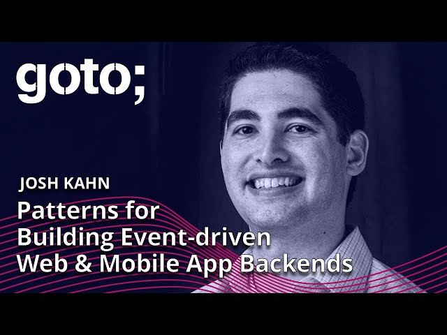 Patterns for Building Event-Driven Web and Mobile App Backends