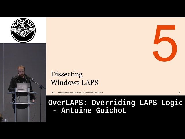 OverLAPS - Overriding LAPS Logic