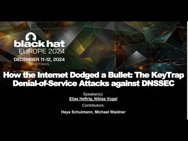 How the Internet Dodged a Bullet: The KeyTrap Denial-of-Service Attacks against DNSSEC