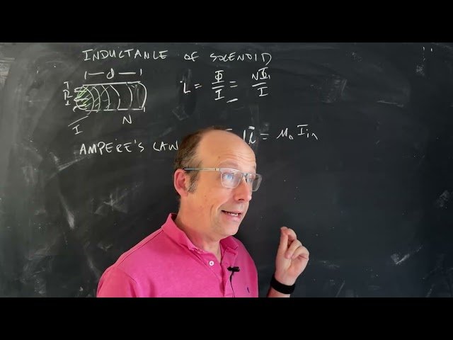 Electrodynamics - Finding the Inductance of a Solenoid