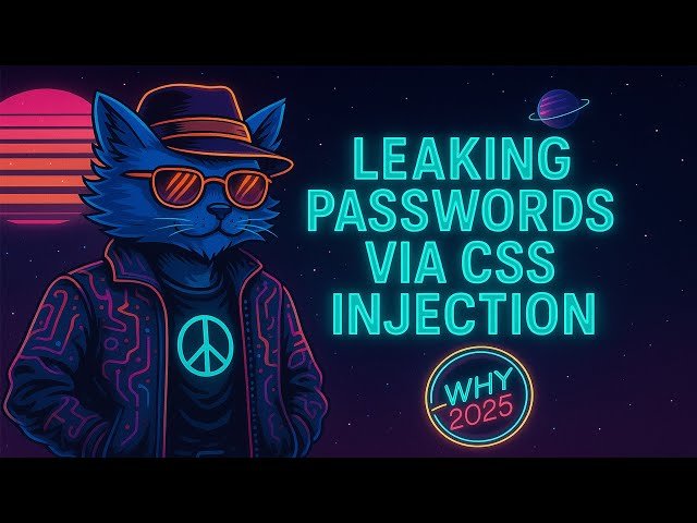 Leaking Passwords via CSS Injection - Fancy Login Form