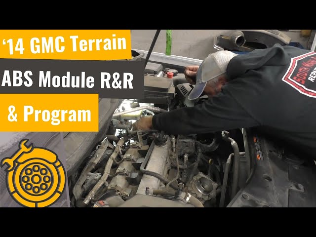 Replace and Program ABS Module on 2014 GMC Terrain - ABS Light and Code C056D