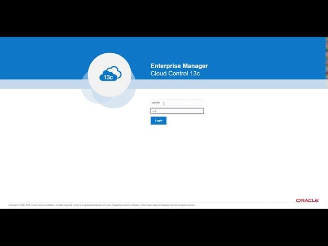 Oracle Enterprise Manager 13c Fleet Maintenance