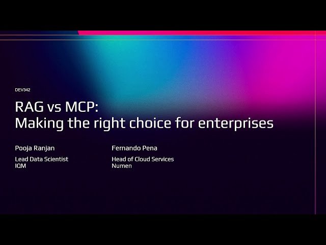 RAG vs MCP - Making the Right Choice for Enterprises