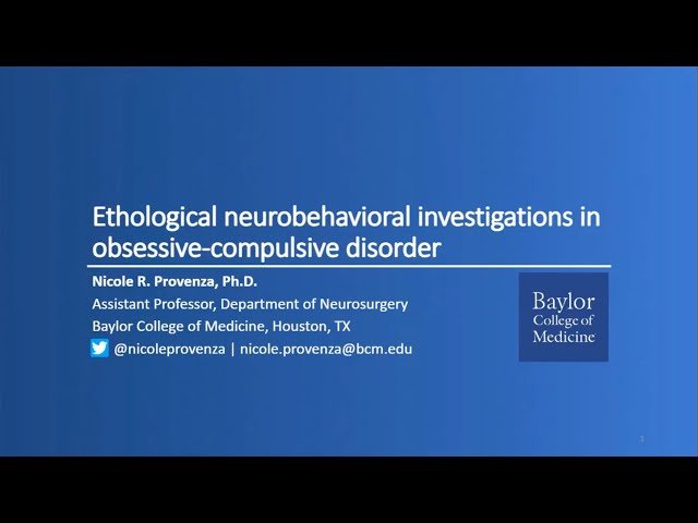Ethological Neurobehavioral Investigations in Obsessive-Compulsive Disorder