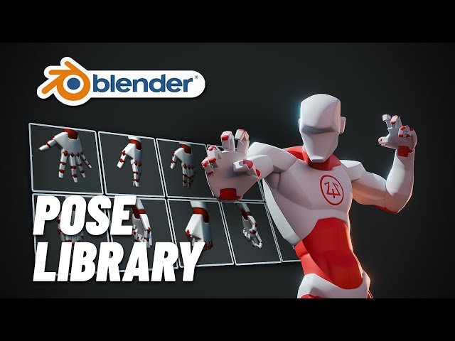 How to Make Animation Faster With Blender Pose Library