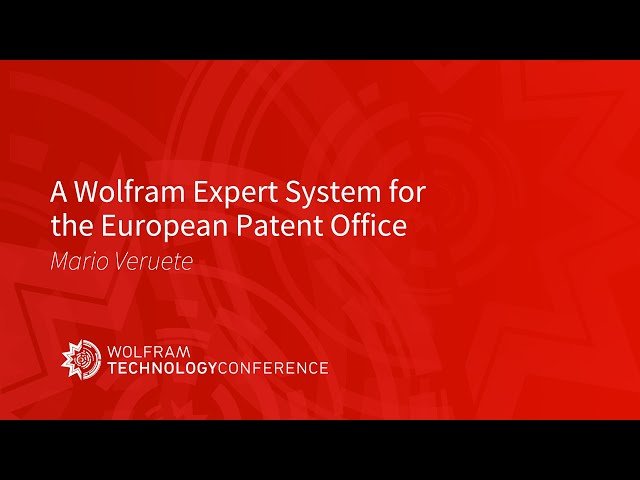 A Wolfram Expert System for the European Patent Office