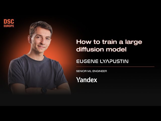 How to Train a Large Diffusion Model