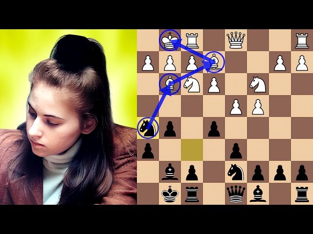 Judit Polgar's King's Indian Demolishes Ruban in 29 Moves