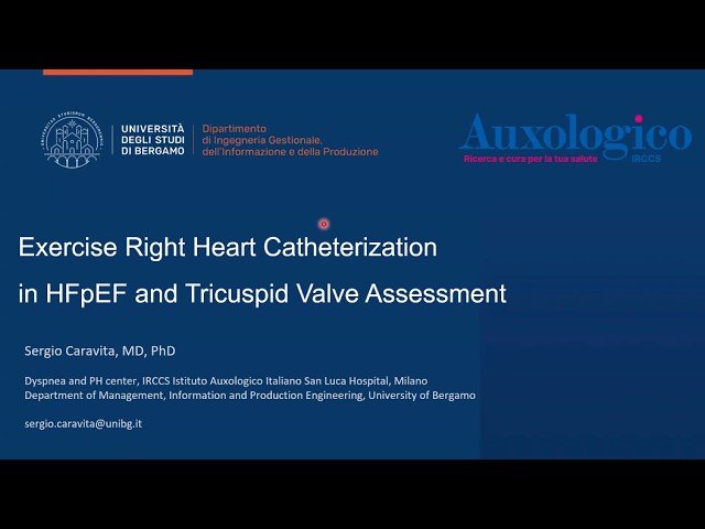 Exercise Right Heart Catheterization in HFpEF and Tricuspid Valve Assessment