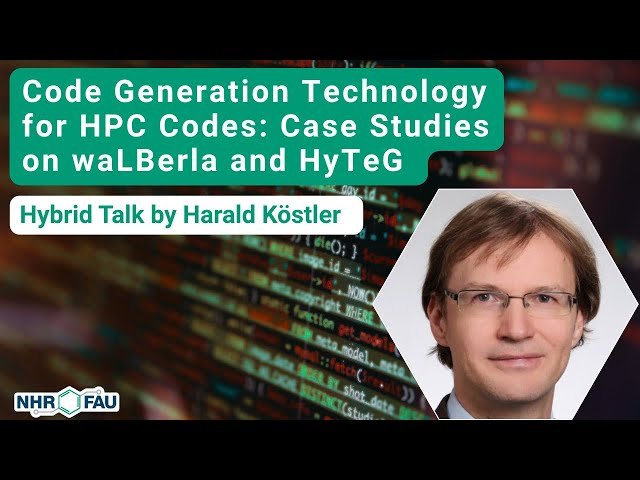 Code Generation Technology for HPC Codes - Case Studies on waLBerla and HyTeG