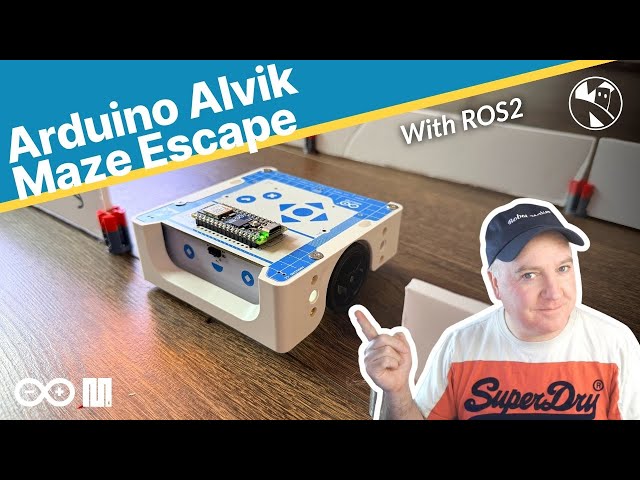 Arduino Alvik Maze Escape with MicroPython and ROS2