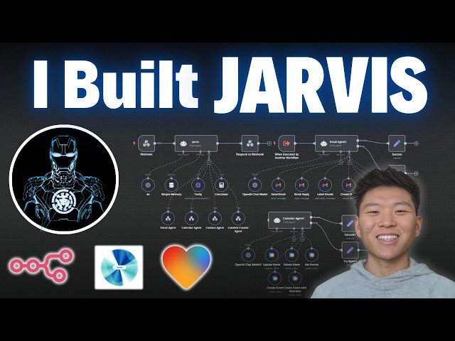How I Built JARVIS with No Code - Tutorial with Lovable, ElevenLabs, and n8n