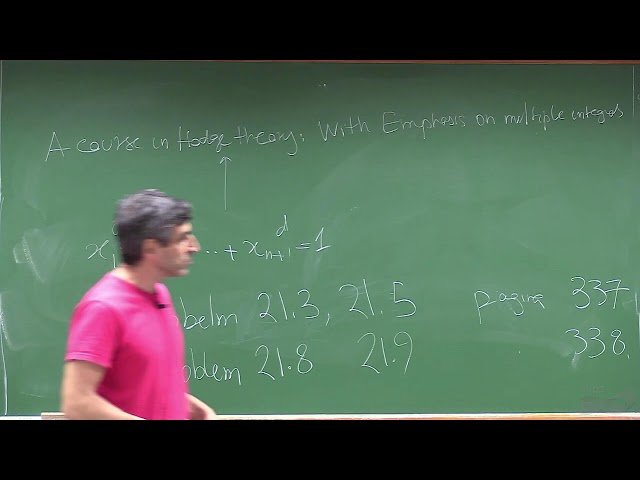 Teoria Álgebrica dos Números: Campos Ciclotômicos - Aula 13