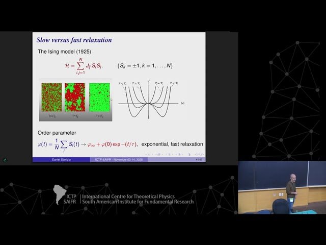 Non-Equilibrium Dynamics in Disordered Systems - Class 1