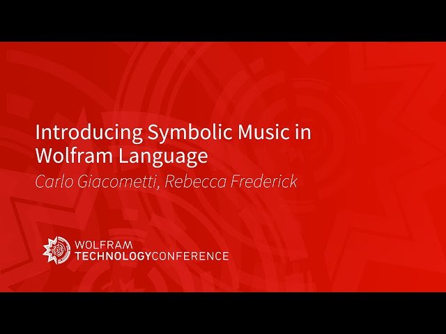 Introducing Symbolic Music in Wolfram Language