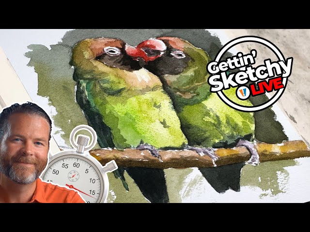 Watercolor Birds - Getting Sketchy
