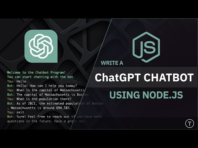 Write a ChatGPT Chatbot with Node.js