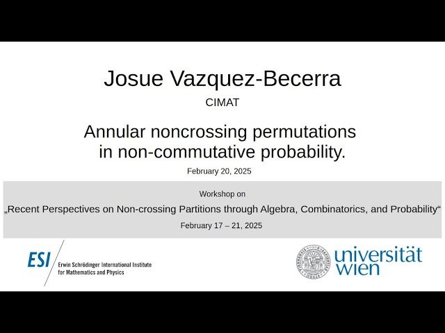 Annular Noncrossing Permutations in Non-commutative Probability