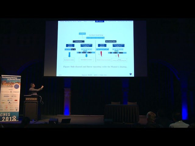 Linear Repairing Codes and Side Channel Attacks