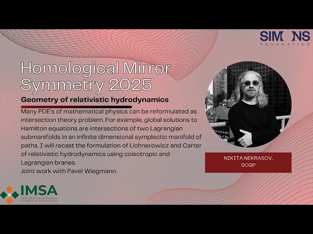 Geometry of Relativistic Hydrodynamics - Intersection Theory and Lagrangian Manifolds