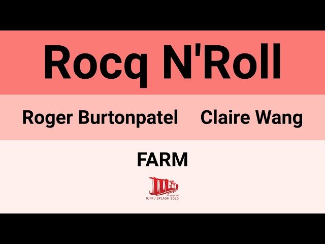 Rocq N'Roll - Software Instrument for Converting Type Proofs to Music