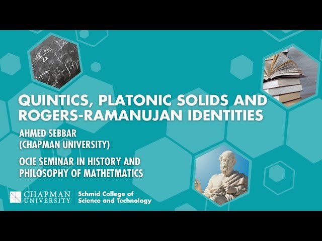 Quintics, Platonic Solids and Rogers-Ramanujan Identities