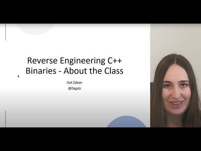 Reverse Engineering 3011 - Reversing C++ Binaries