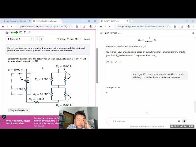 Physics 4B - DC Circuits, Faraday's Law, and Inductors